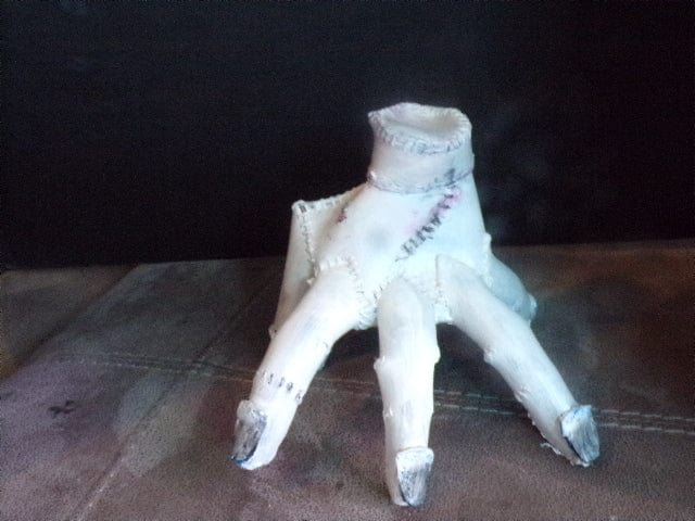 Thing’s Hand – Handcrafted Horror Prop from the Addams-Inspired Collection by Hat & Skull - Hat and Skull Art