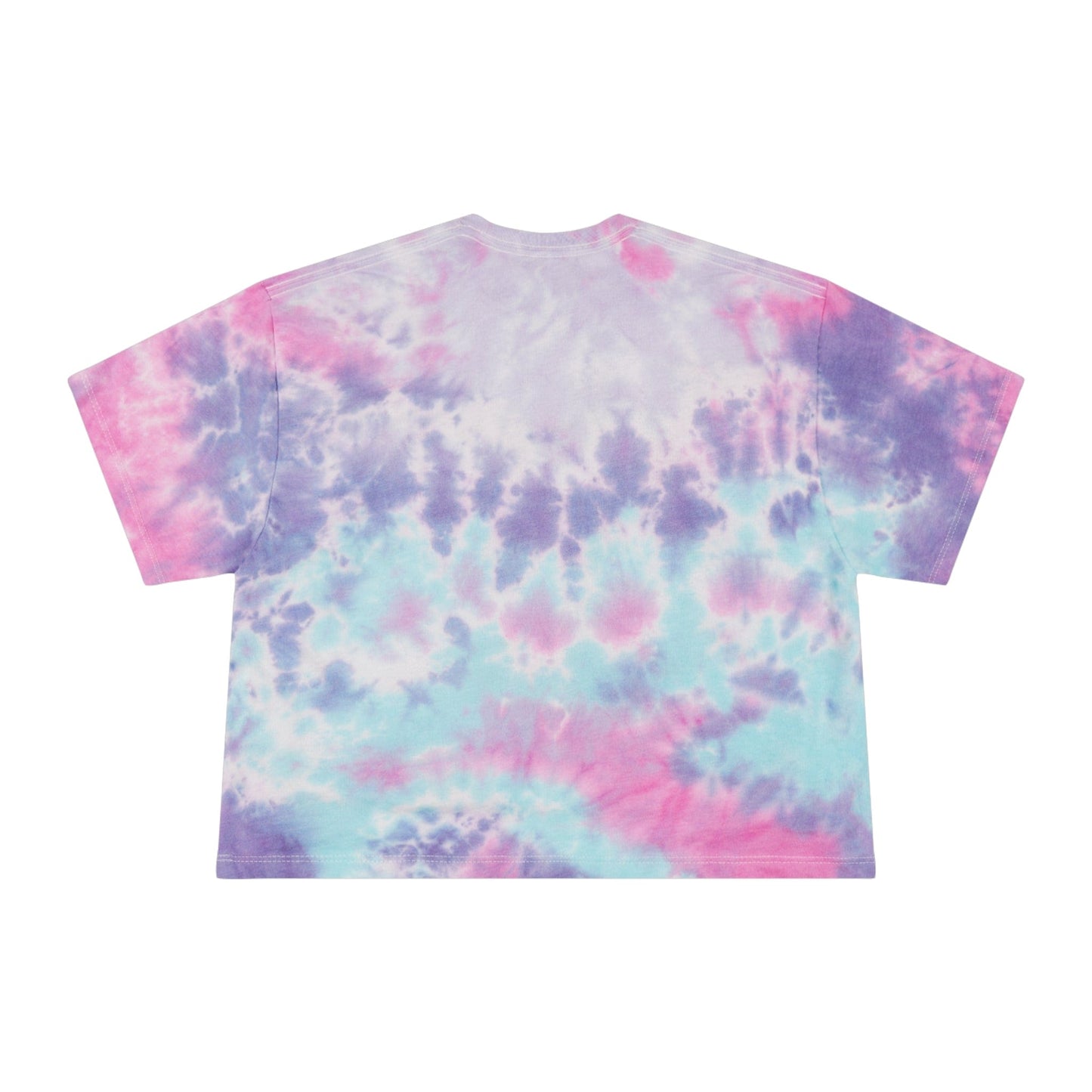 Chill Vibes Women's Tie-Dye Crop Tee, Stylish Summer Top, Casual Outfit, Gifts for Her, Festival Wear, Beach Apparel - Hat and Skull Art