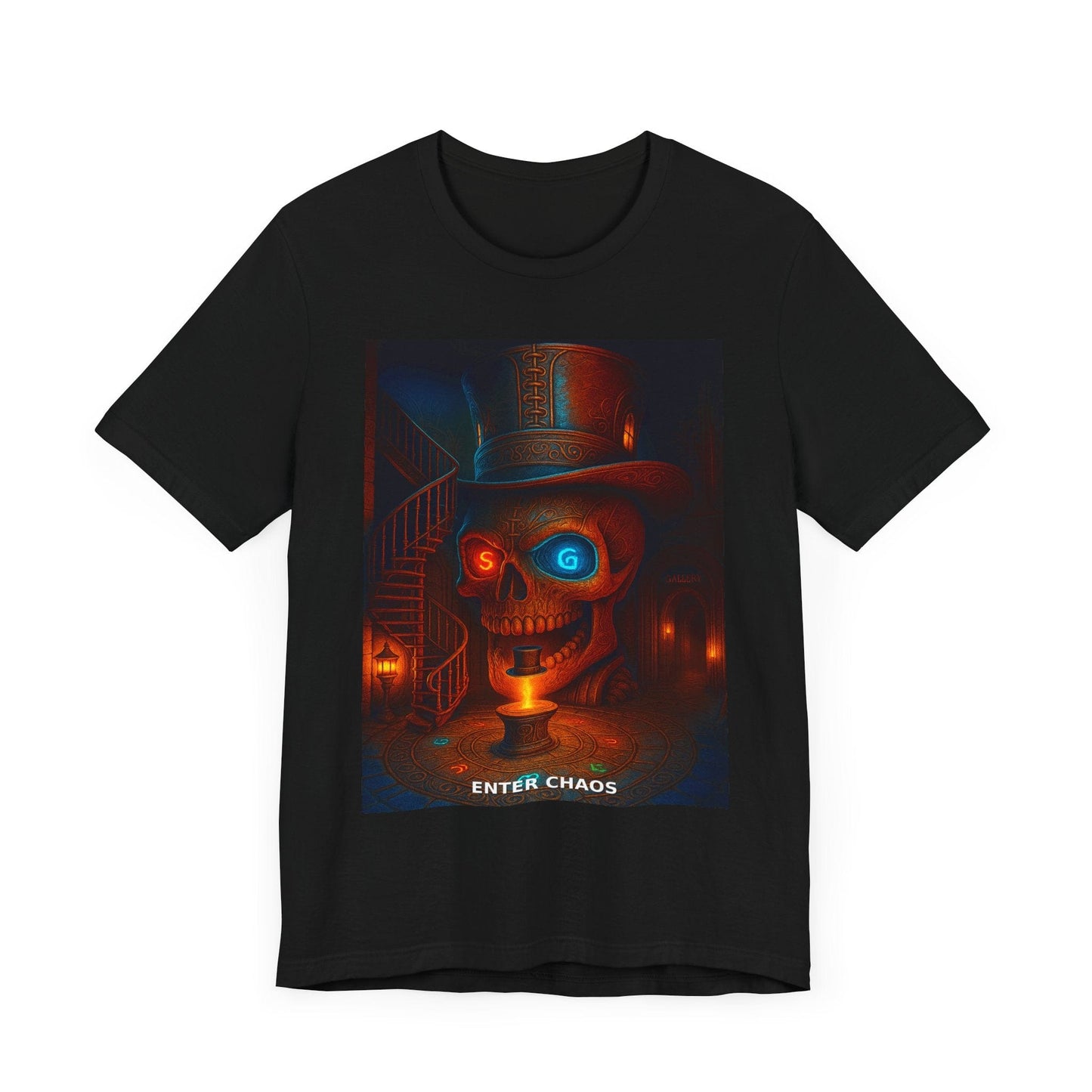 Enter Chaos – Gothic Skull & Top Hat Portal Print