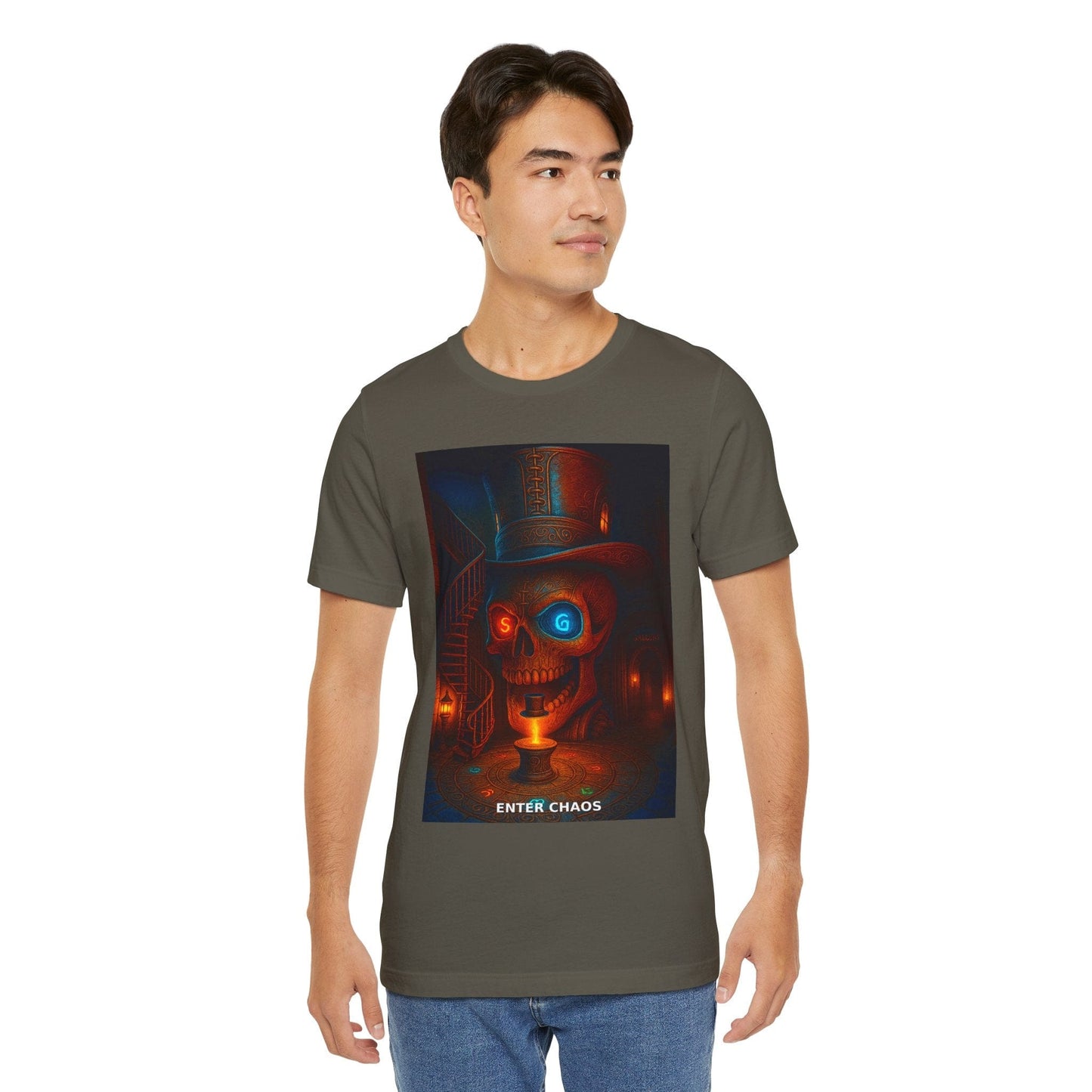 Enter Chaos – Gothic Skull & Top Hat Portal Print