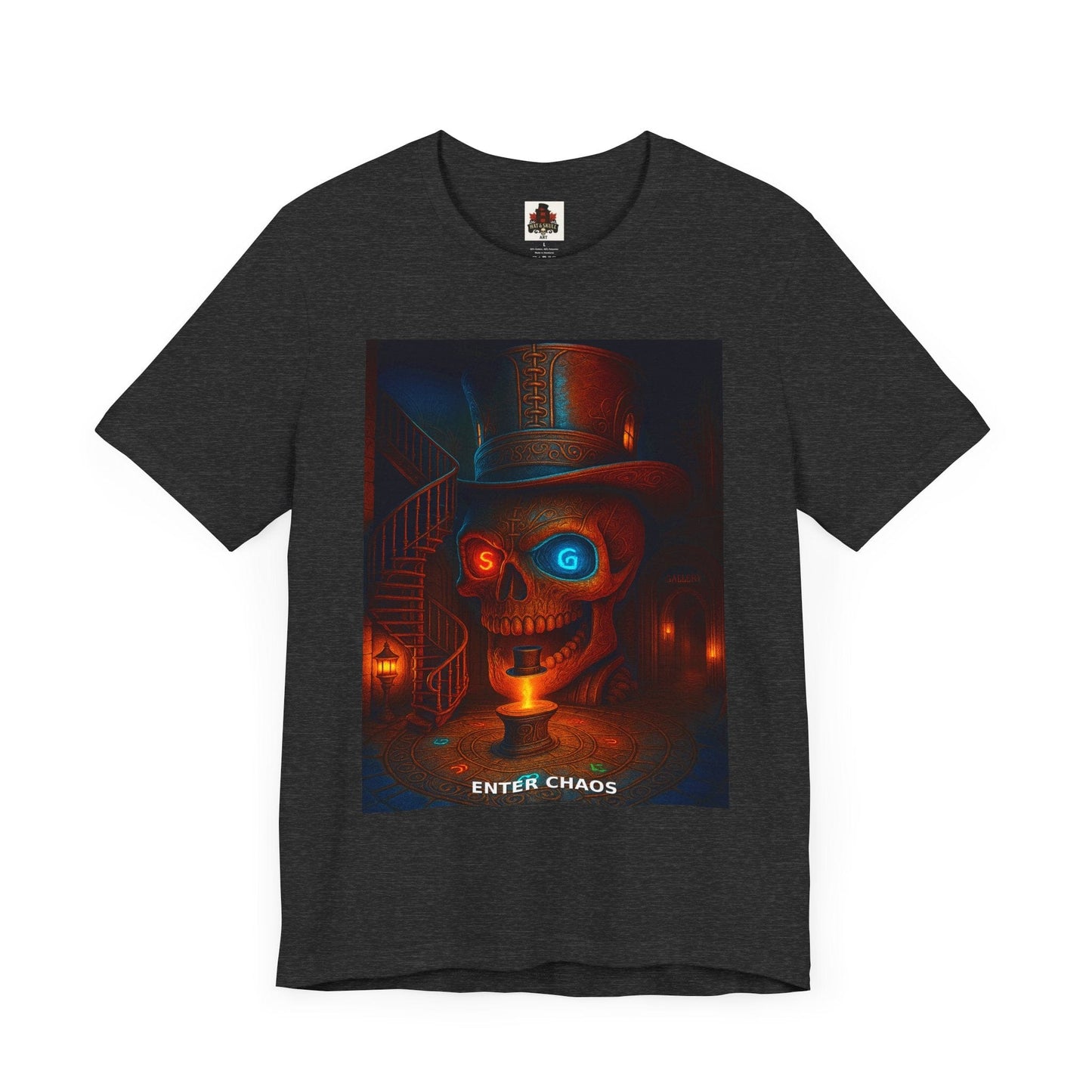 Enter Chaos – Gothic Skull & Top Hat Portal Print