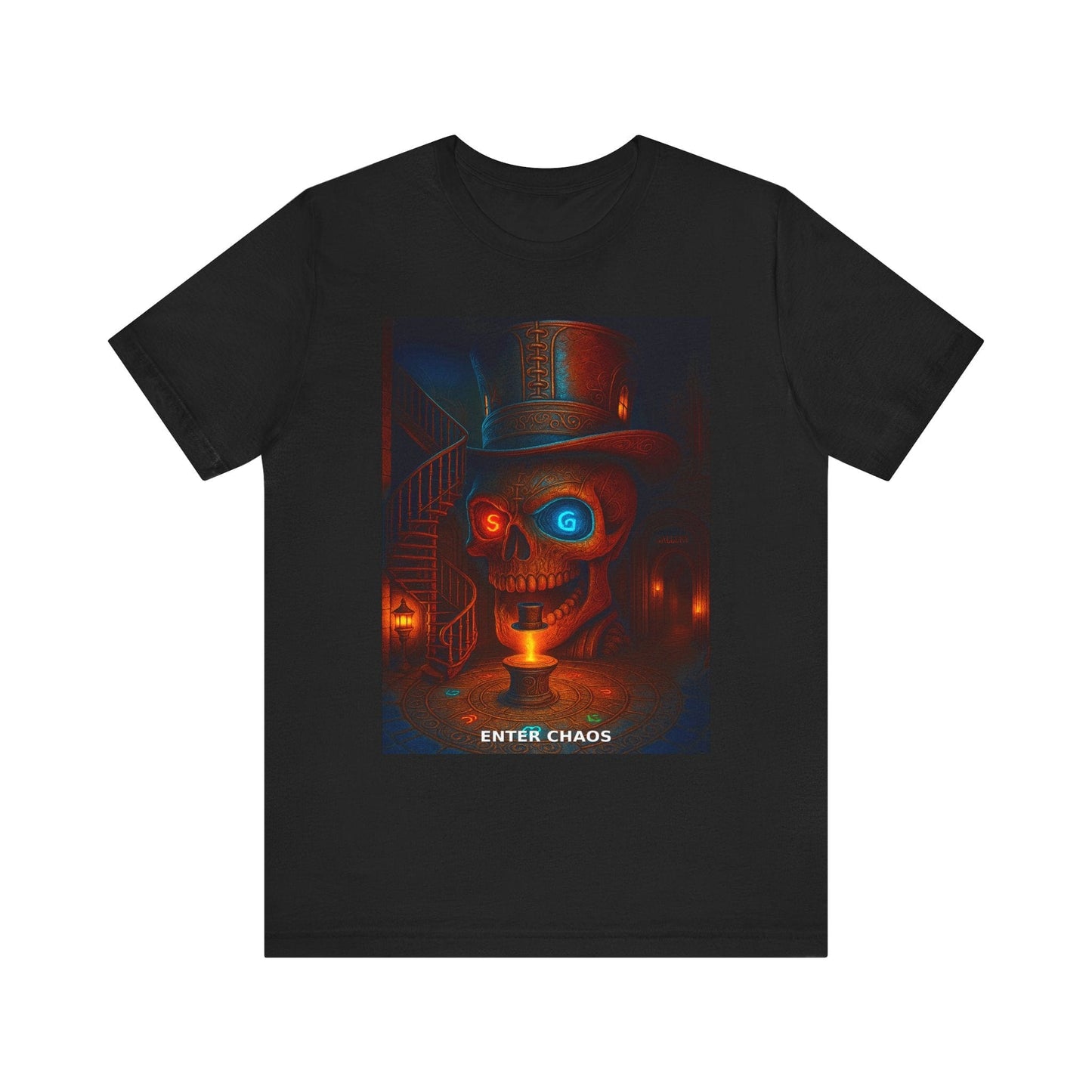 Enter Chaos – Gothic Skull & Top Hat Portal Print