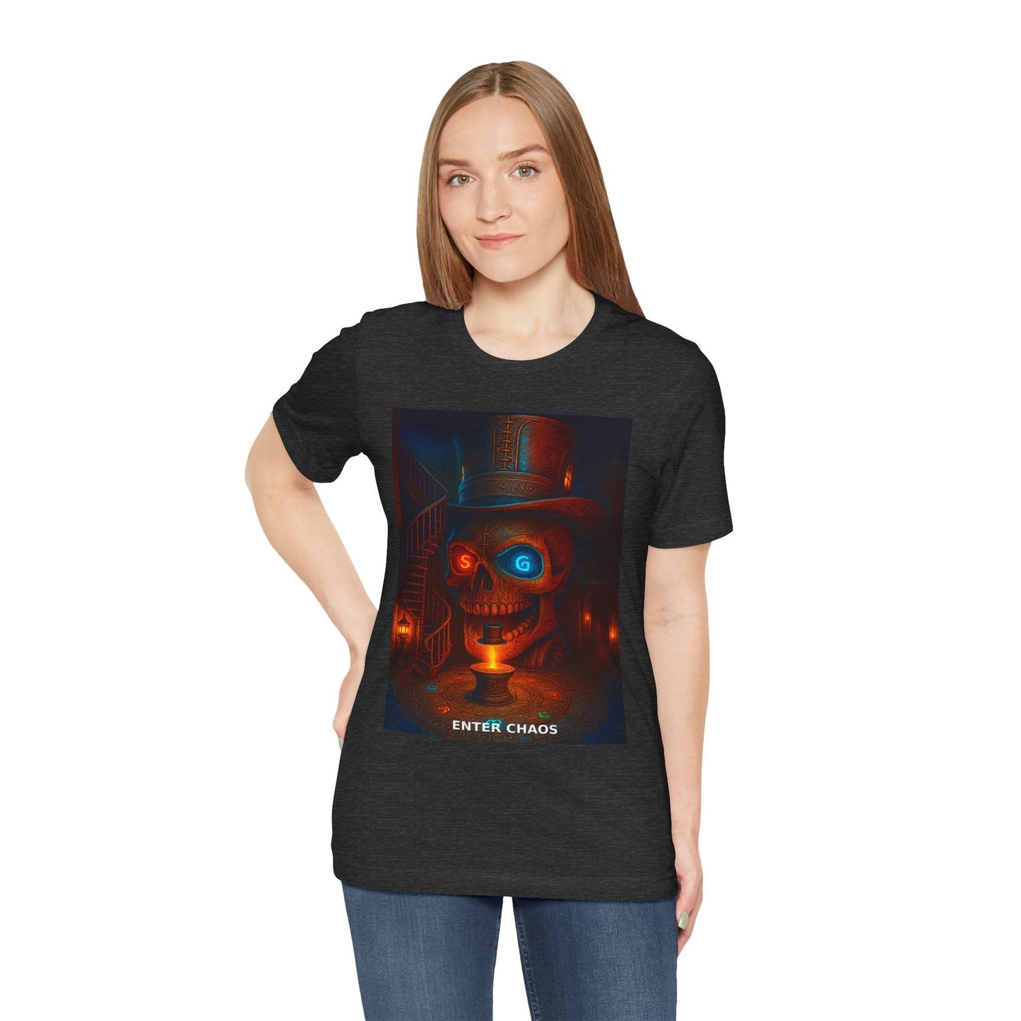 Enter Chaos – Gothic Skull & Top Hat Portal Print