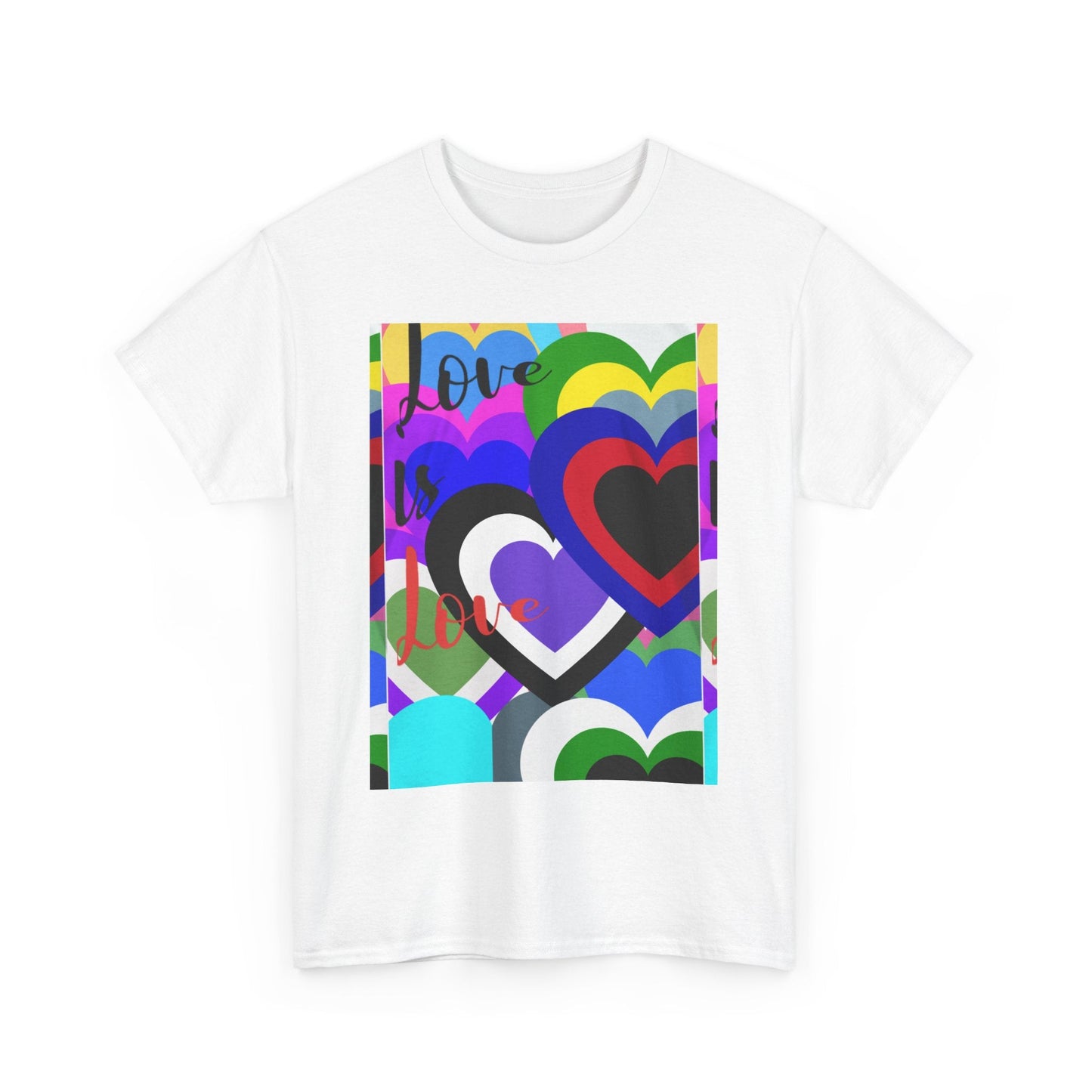 Unisex Heavy Cotton Tee - Hat and Skull Art