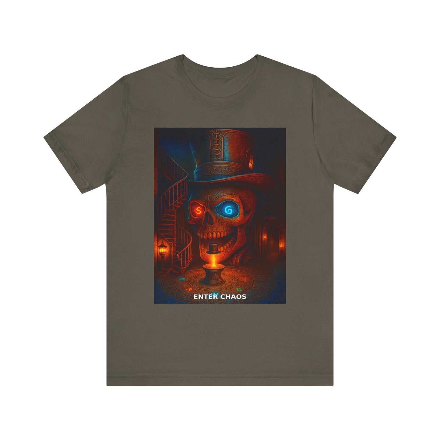 Enter Chaos – Gothic Skull & Top Hat Portal Print
