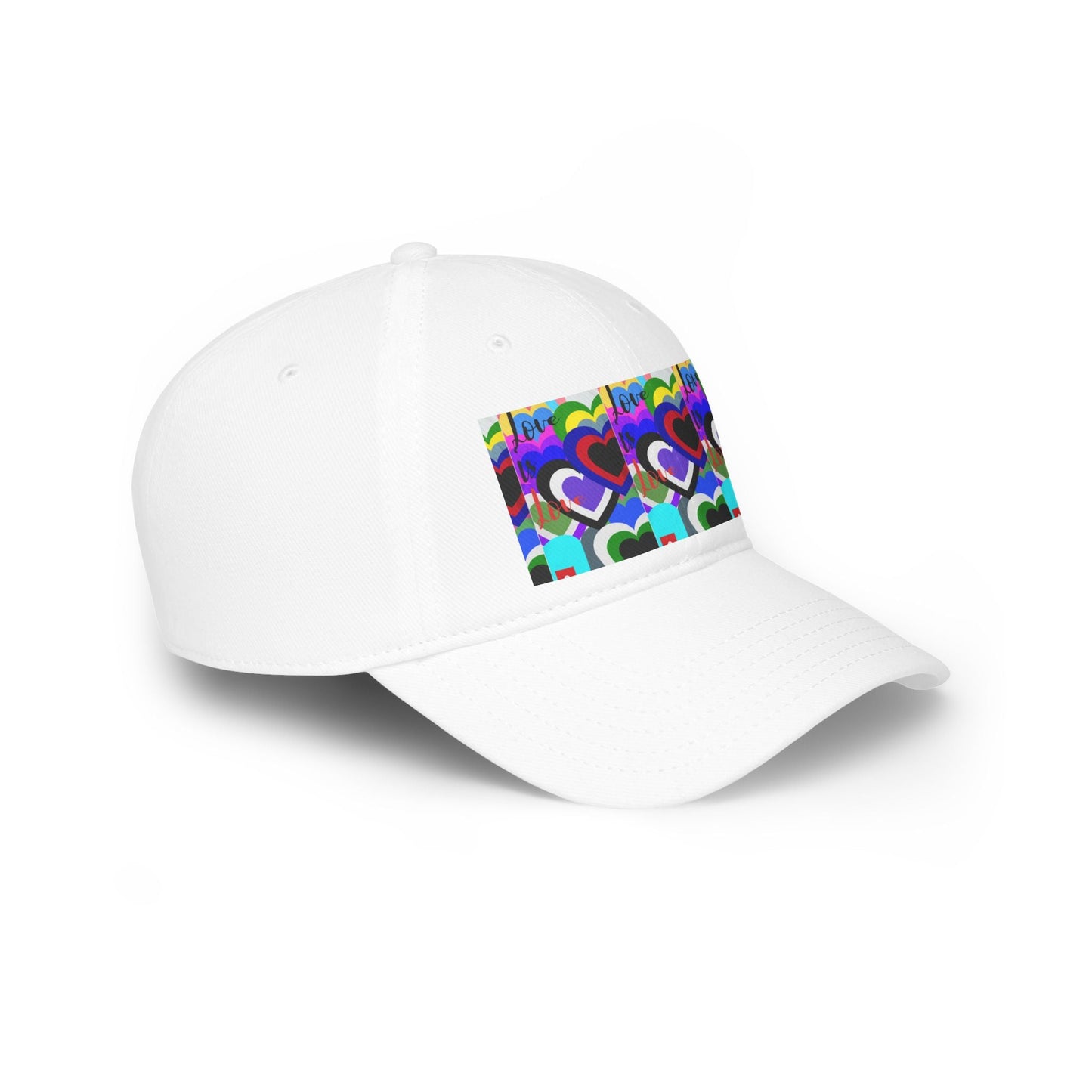 Low Profile Baseball Cap - Hat and Skull Art