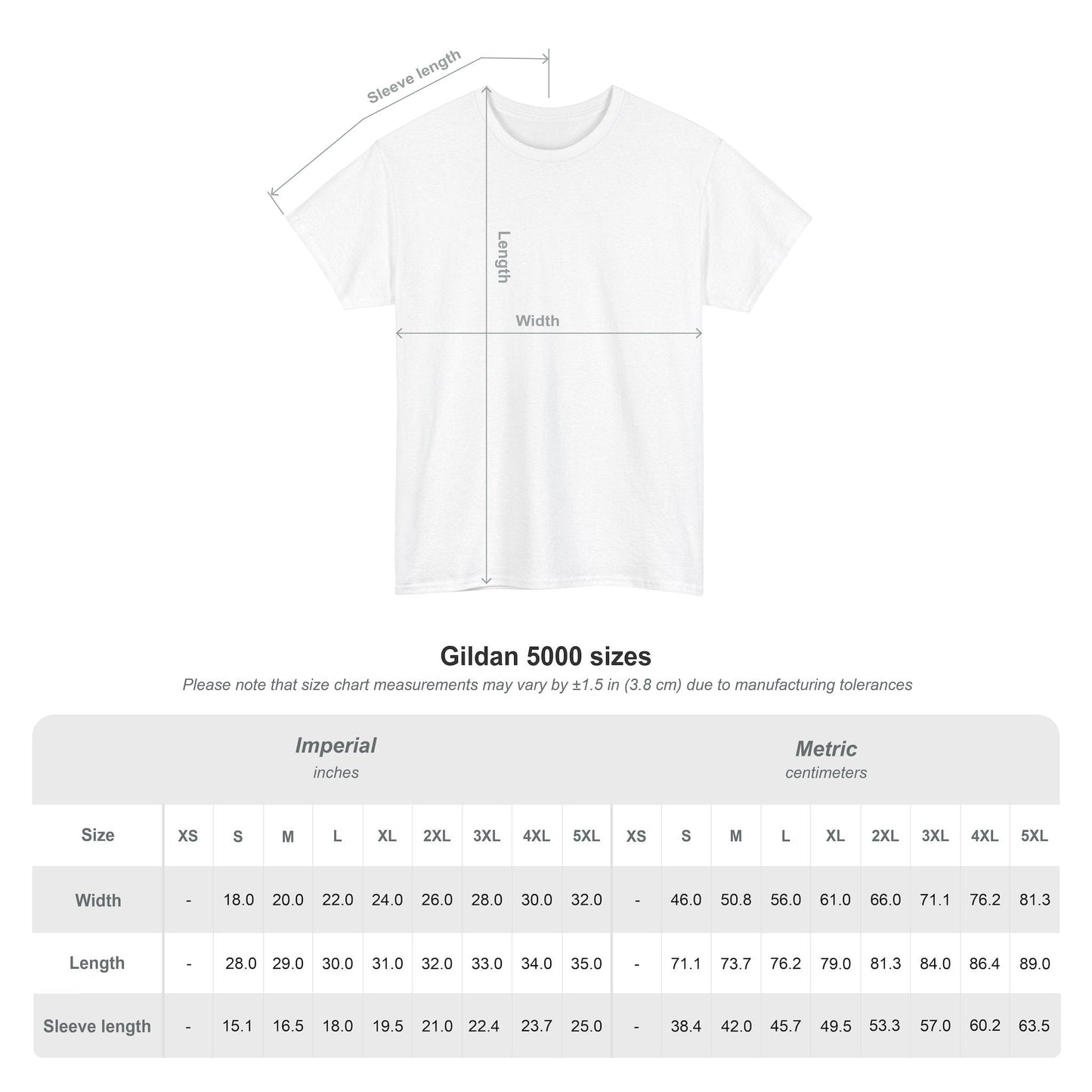 Unisex Heavy Cotton Tee - Hat and Skull Art
