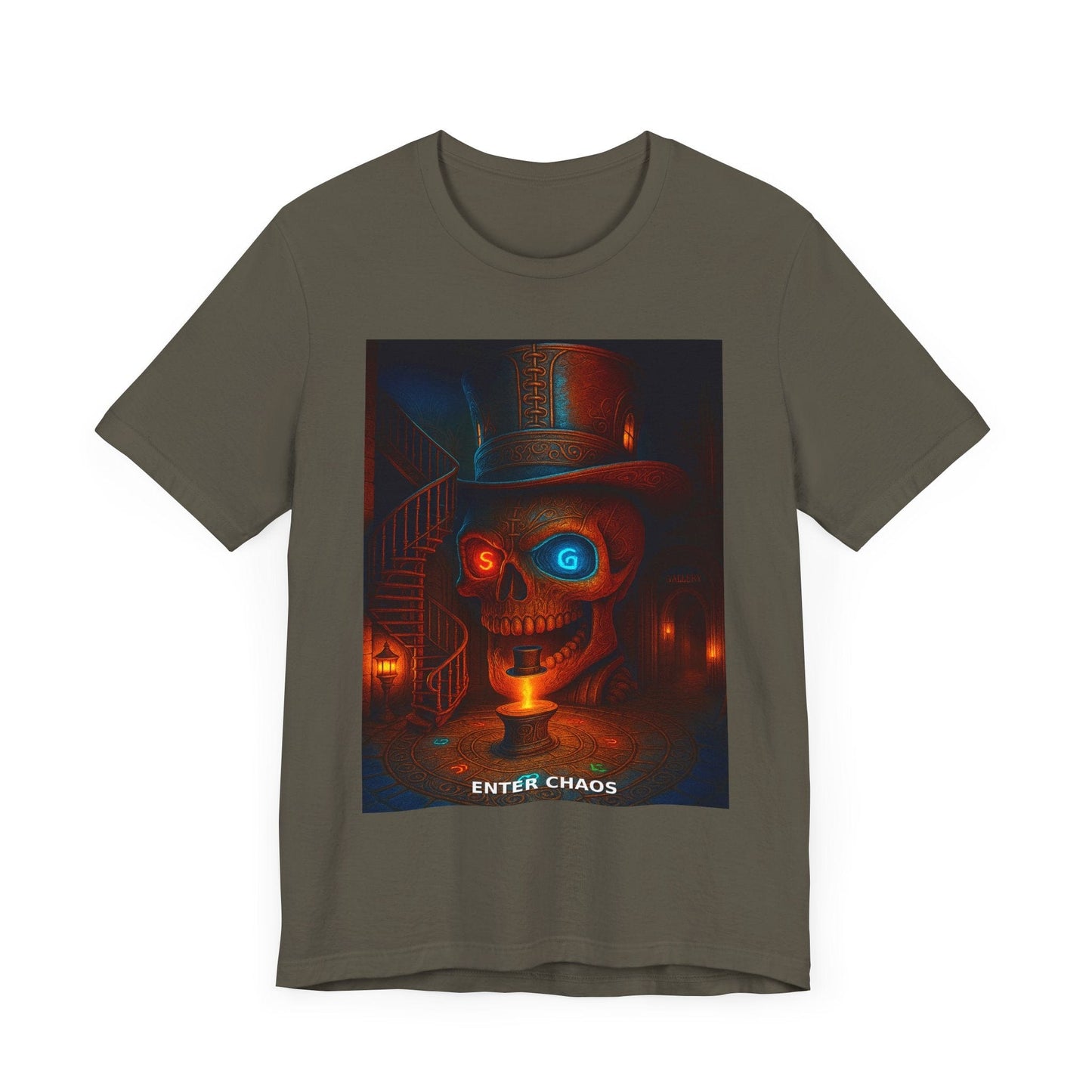 Enter Chaos – Gothic Skull & Top Hat Portal Print