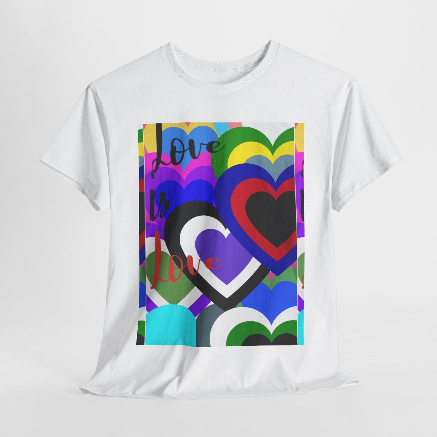 Unisex Heavy Cotton Tee - Hat and Skull Art