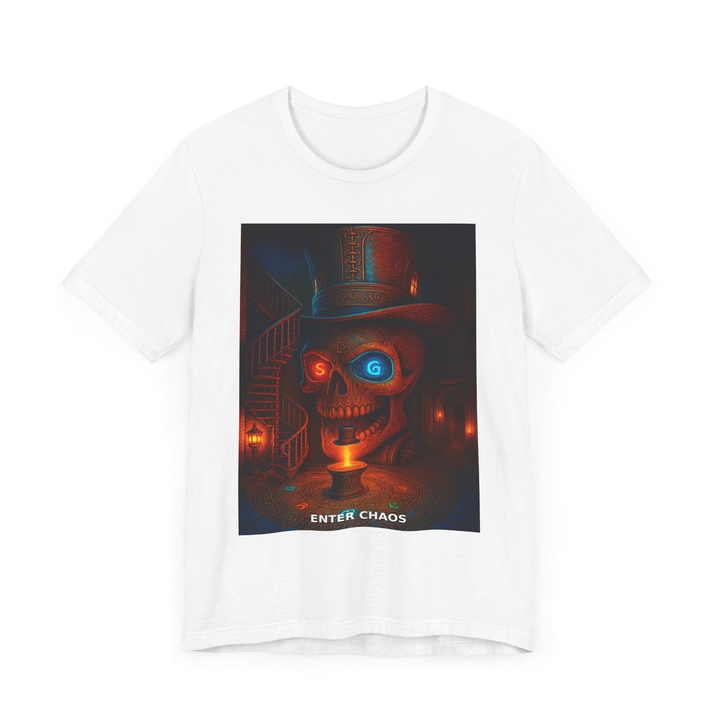 Enter Chaos – Gothic Skull & Top Hat Portal Print