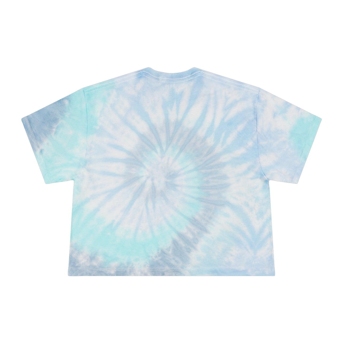 Chill Vibes Women's Tie-Dye Crop Tee, Stylish Summer Top, Casual Outfit, Gifts for Her, Festival Wear, Beach Apparel - Hat and Skull Art
