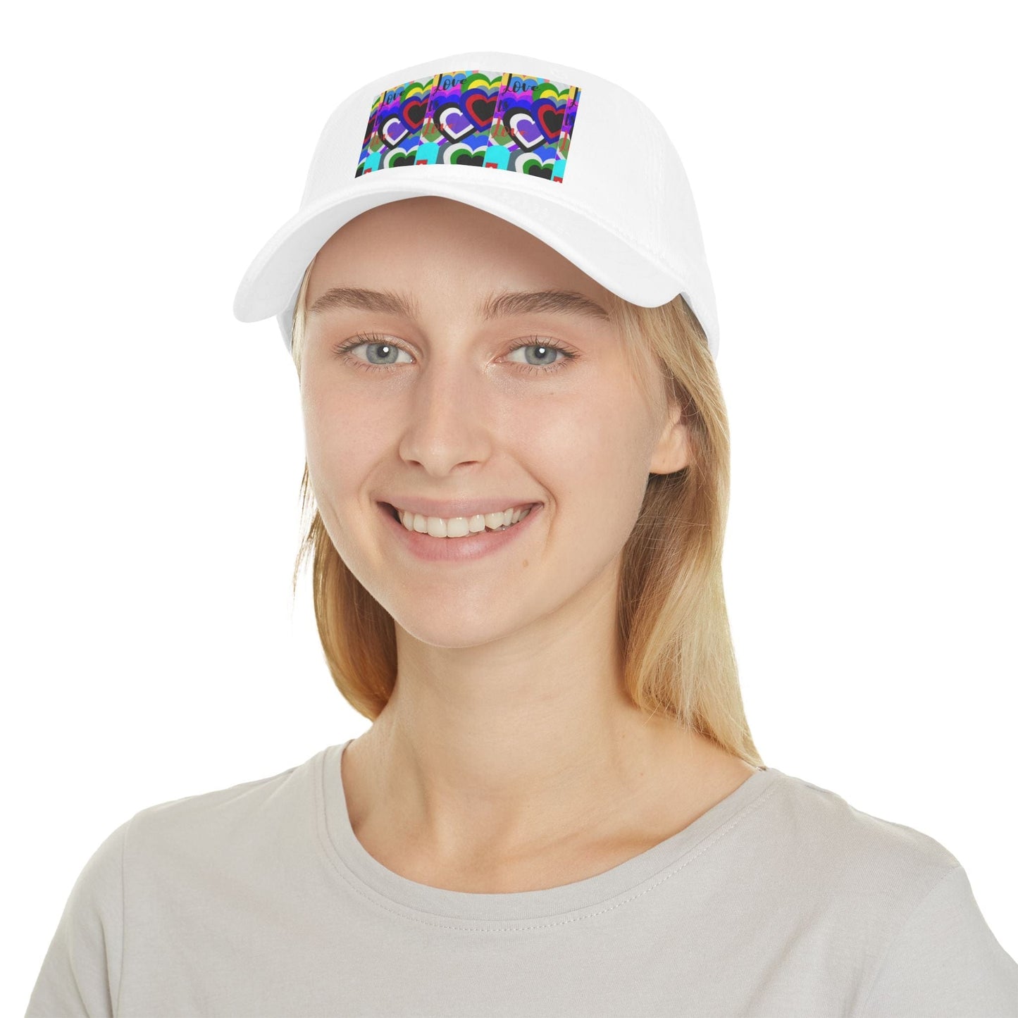 Low Profile Baseball Cap - Hat and Skull Art