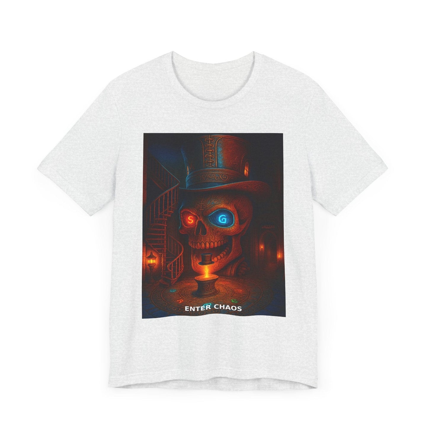 Enter Chaos – Gothic Skull & Top Hat Portal Print