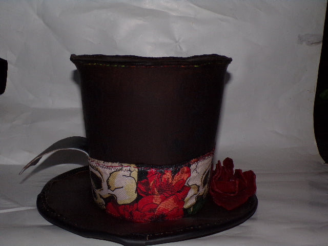 Top hat - Hat and  Skull Art 