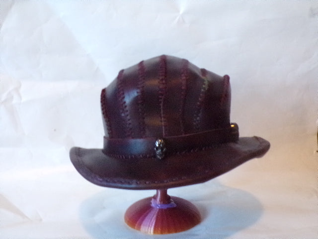 Bowler Hat - Hat and  Skull Art 