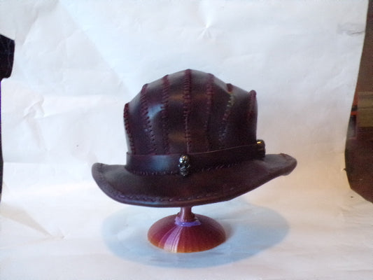 Bowler Hat - Hat and  Skull Art 