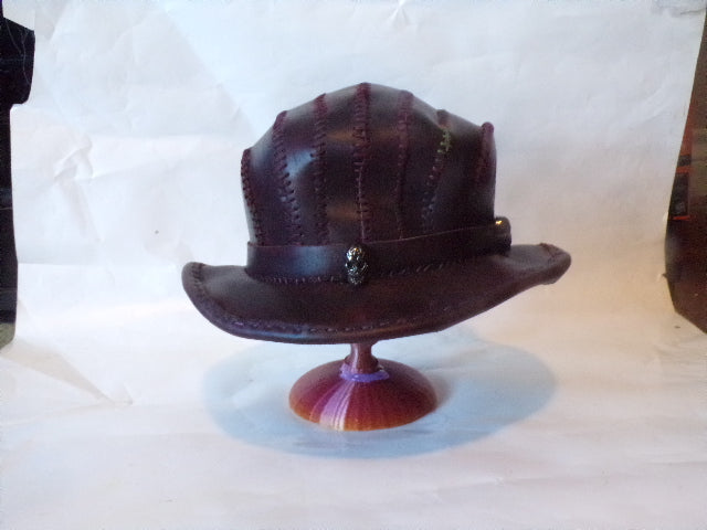 Bowler Hat - Hat and  Skull Art 