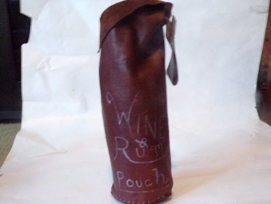 Wine bag - Hat and  Skull Art 