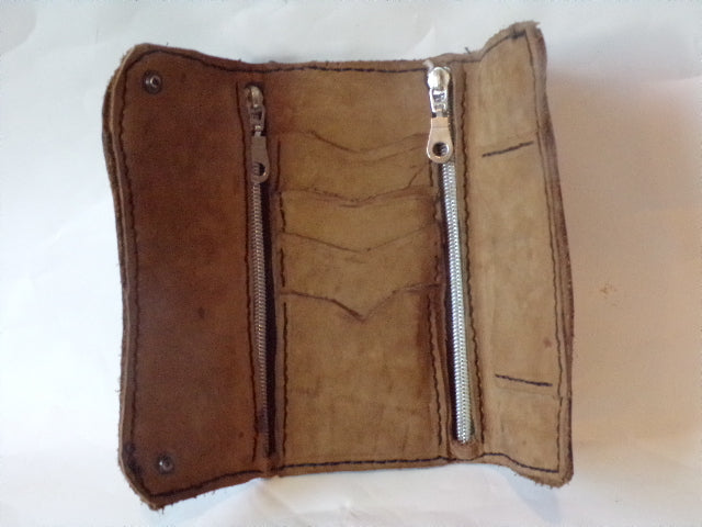 Exquisite Roper Leather Wallet – Custom Design by Hat & Skull Art - Hat and  Skull Art 