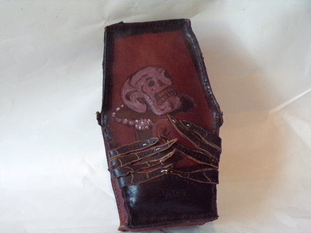 Coffin bag - Hat and  Skull Art 