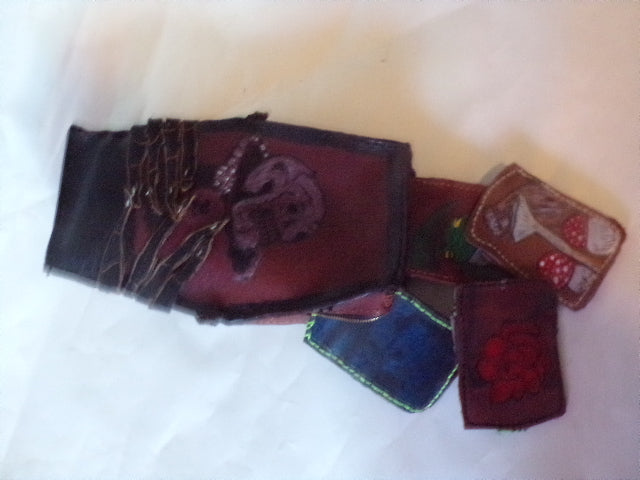 Coffin bag - Hat and  Skull Art 