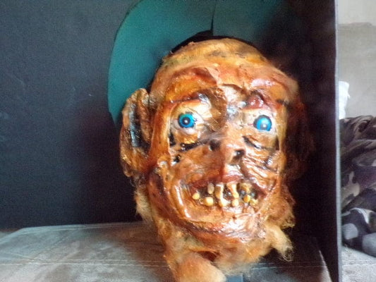 Leprechaun Head Bust – Handcrafted Horror Sculpture from Hat & Skull Art - Hat and  Skull Art 