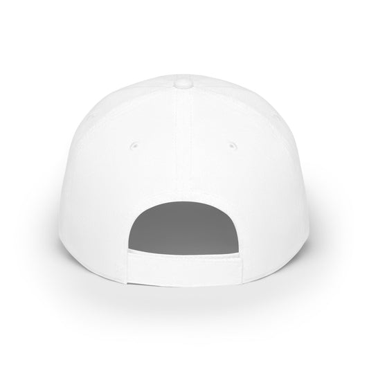 Low Profile Baseball Cap - Hat and  Skull Art 