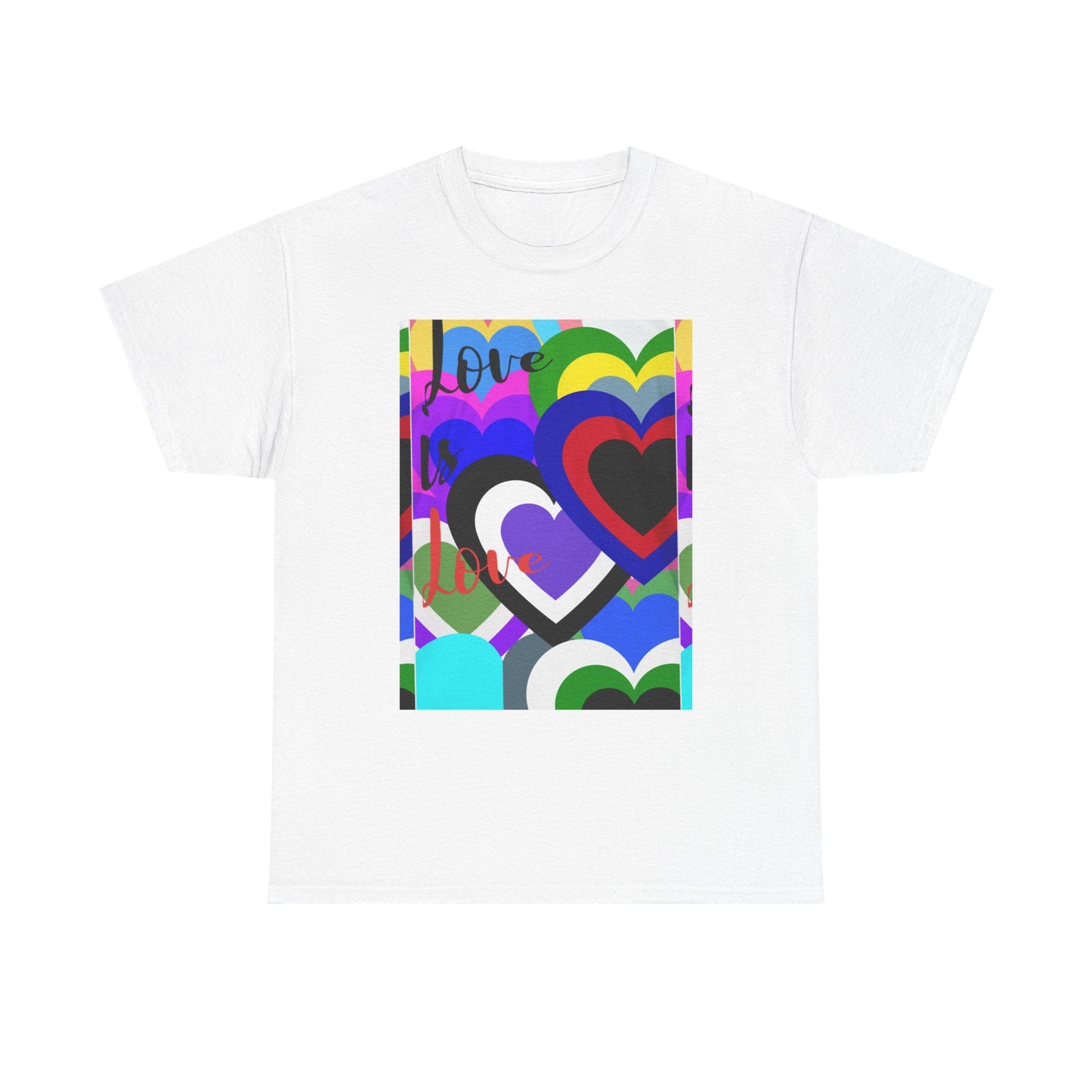Unisex Heavy Cotton Tee - Hat and  Skull Art 
