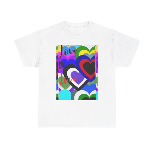 Unisex Heavy Cotton Tee - Hat and  Skull Art 