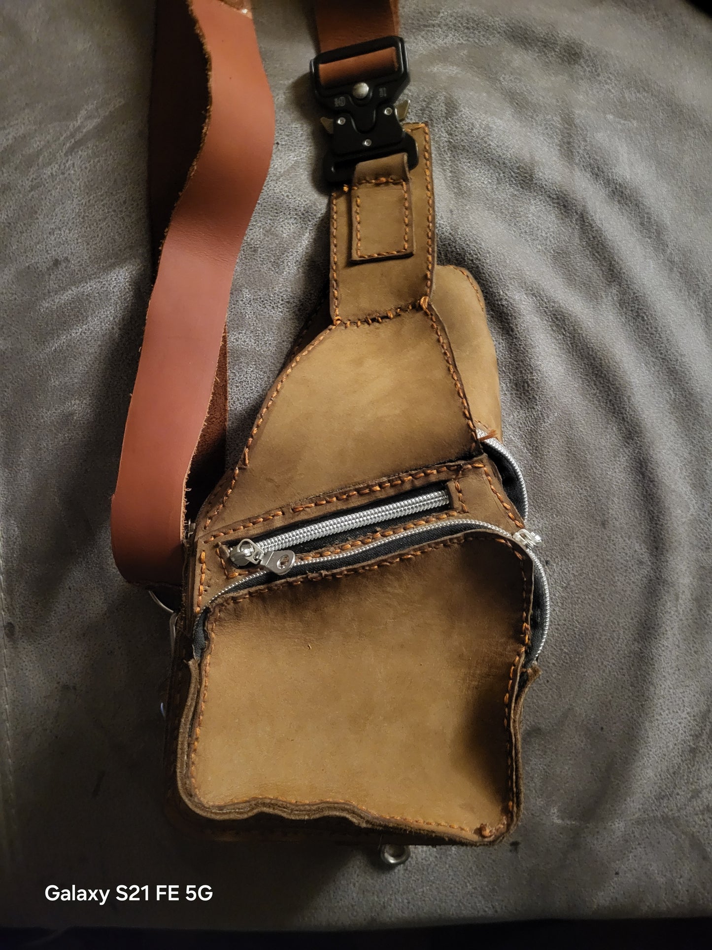 Handcrafted SB Foot Leather Tactical Sling Bag – Built to Endure" - Hat and  Skull Art 