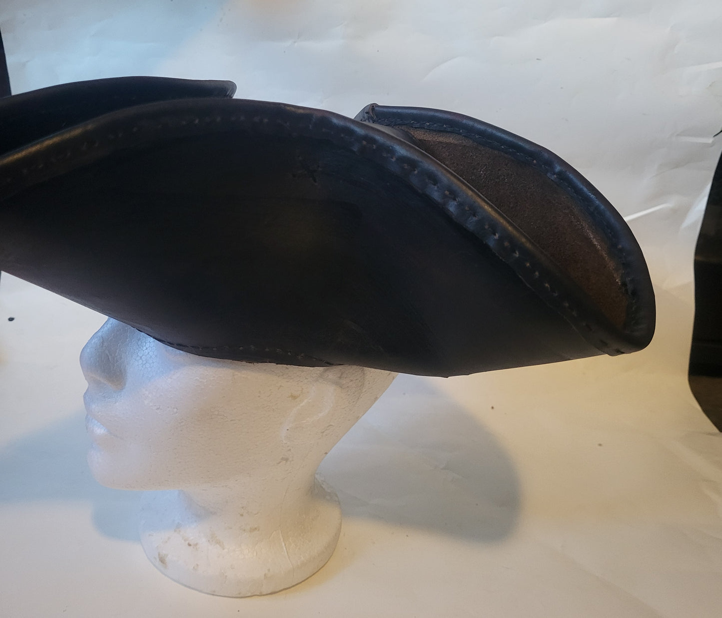 Masterfully Crafted Leather Pirate Hat - Hat and  Skull Art 