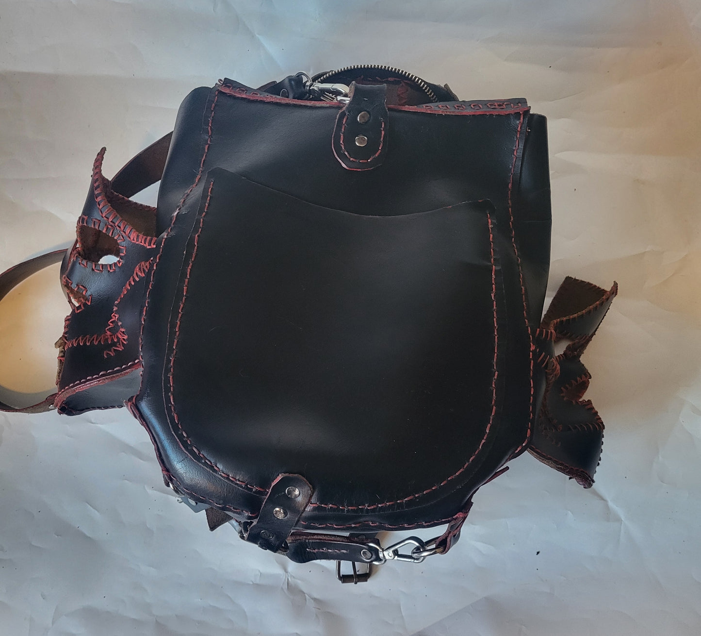 Fire Skull Backpack - Hat and  Skull Art 