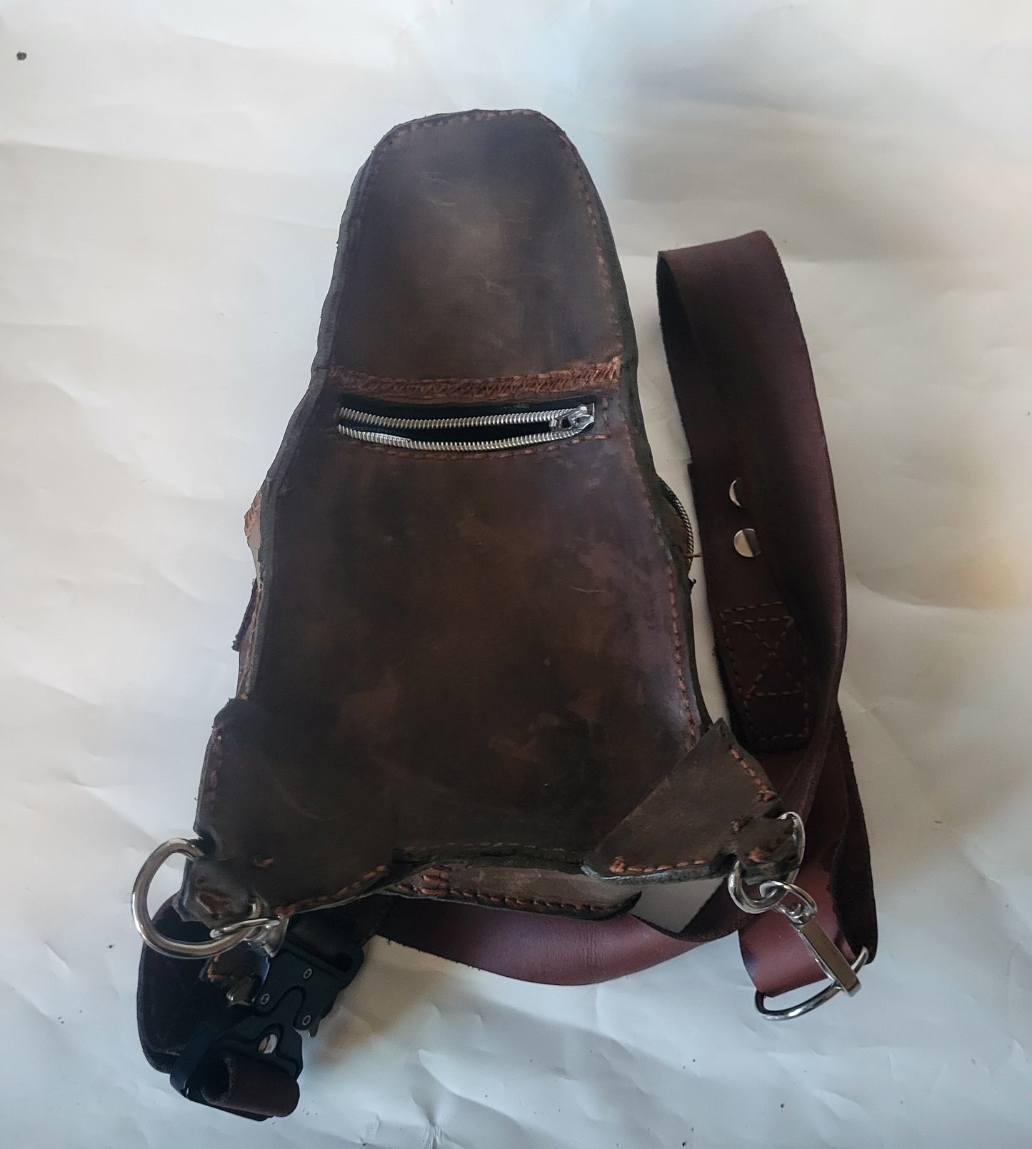 Handcrafted SB Foot Leather Tactical Sling Bag – Built to Endure" - Hat and  Skull Art 