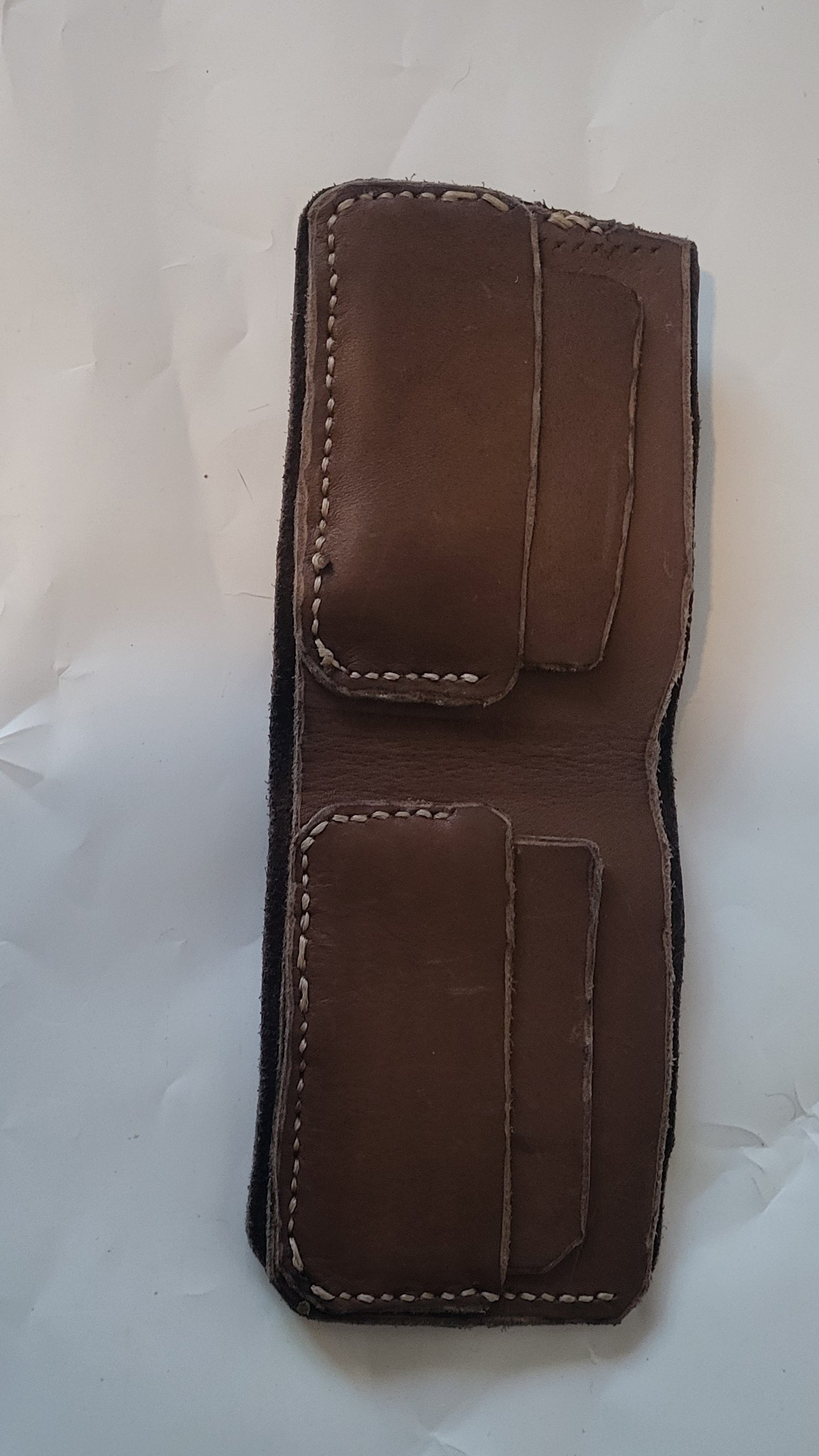 Premium Customizable Leather wallet Bad MF - Hat and  Skull Art 