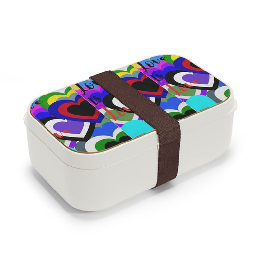 Bento Lunch Box - Hat and  Skull Art 