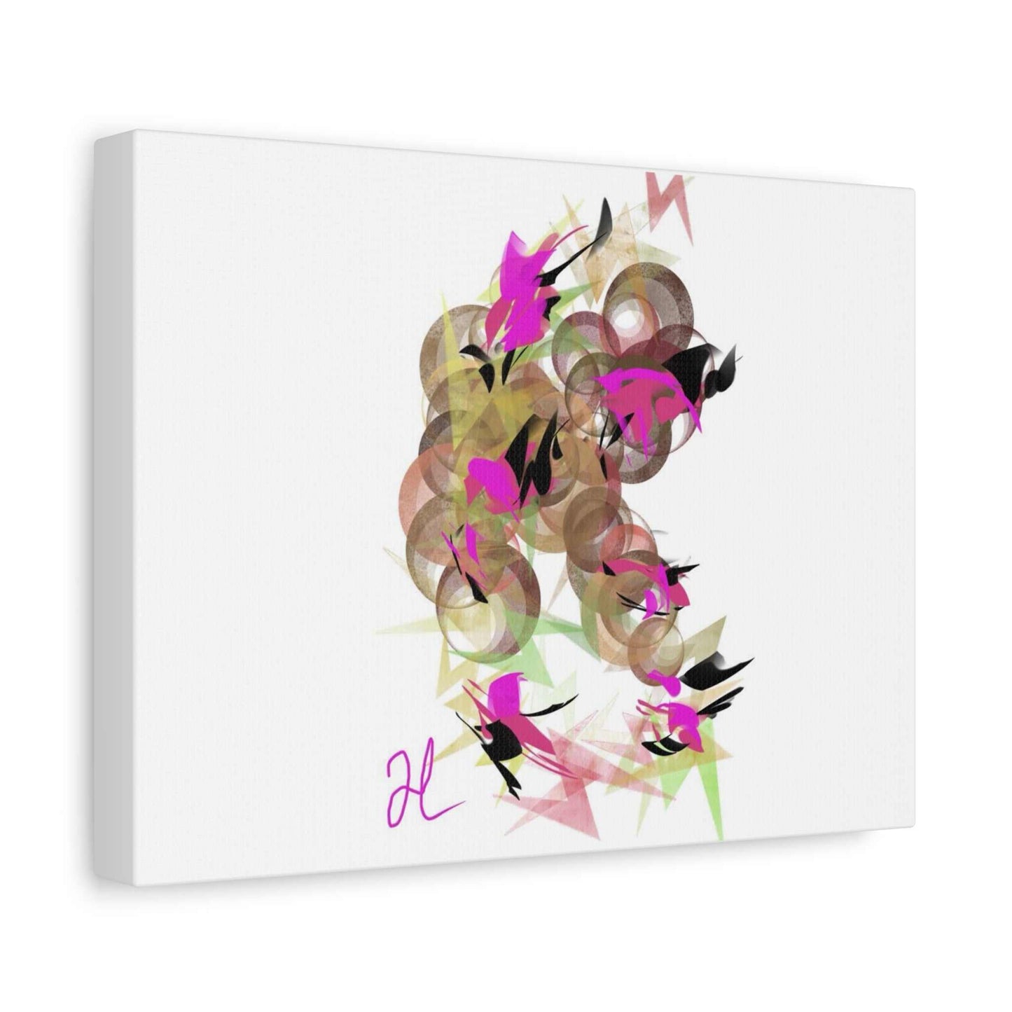 "Electric Flight" Copy of Matte Canvas, Stretched, 1.25"