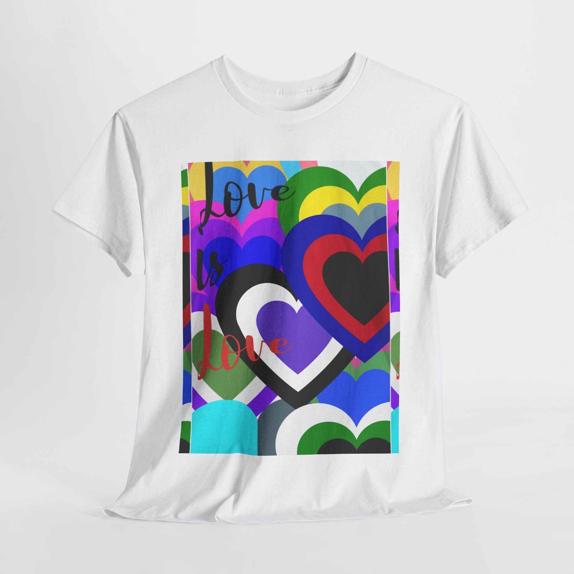 Unisex Heavy Cotton Tee - Hat and  Skull Art 