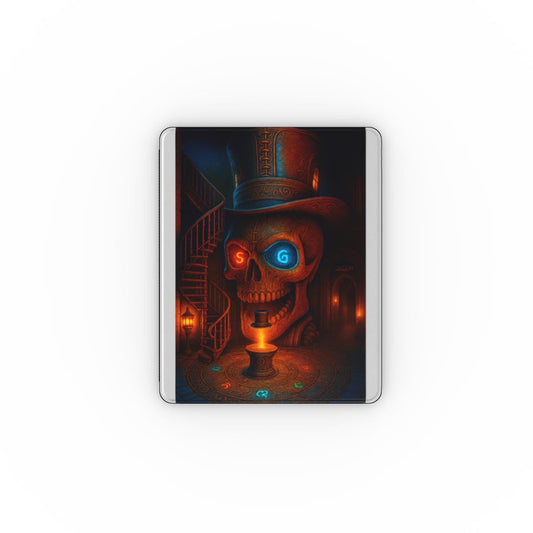 Apple iPad Case "Enter the Chaos" Gothic Skull