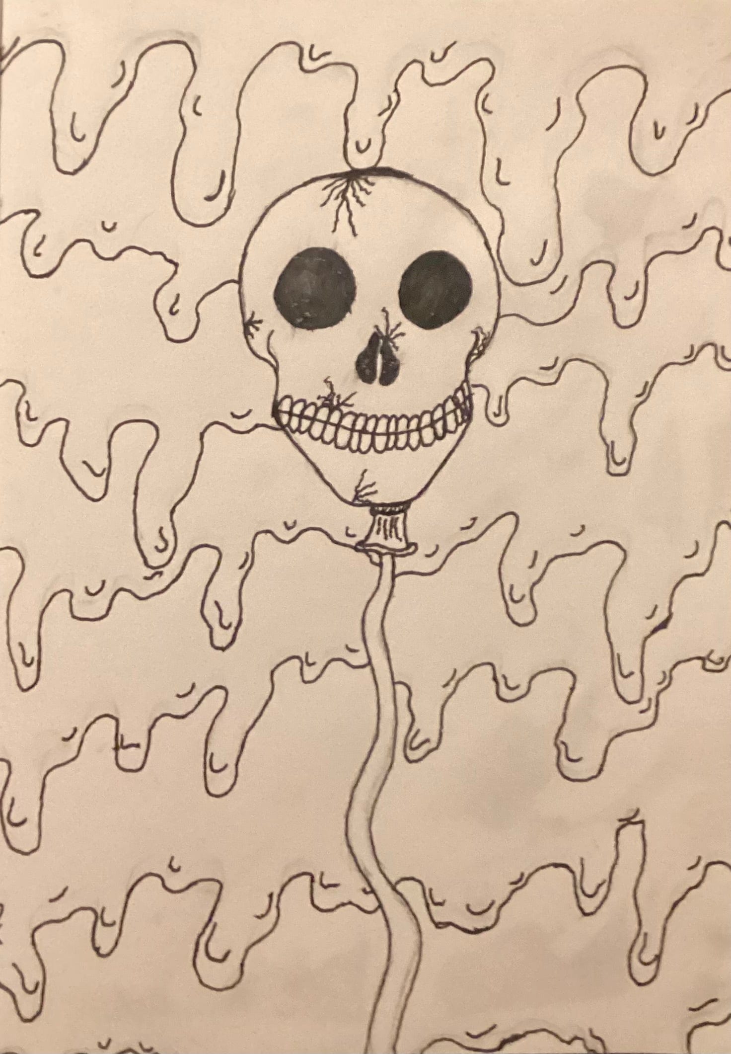 Custom Art Form Request - Hat and  Skull Art 