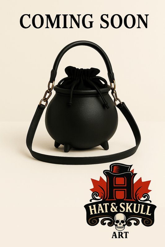 Cauldron Purse – Handcrafted Leather Witch Bag for Spells, Coins & Chaos by Hat & Skull Art - Hat and  Skull Art 