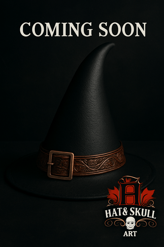 Wizard Hat - Hat and  Skull Art 