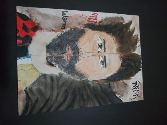 Supernatural Fanart Watercolor Print 8x14 – Castiel & Dean Tribute - Hat and  Skull Art 