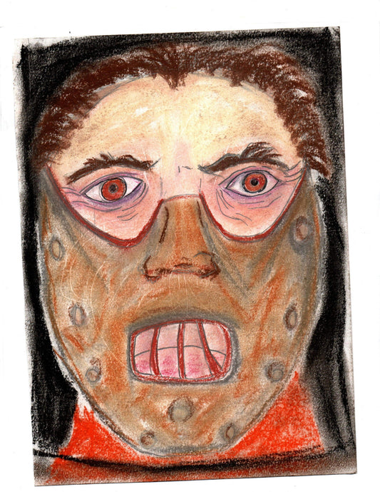Hannibal Lecter 8x10 Art Print – Silence of the Lambs Horror Icon - Hat and  Skull Art 