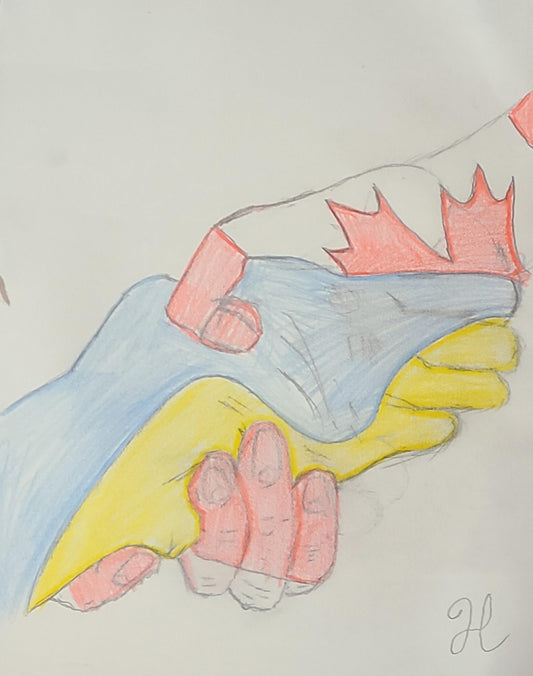 “Power” 9x12 Colored Pencil Art Print by Hat – Raw Energy in Line & Color - Hat and  Skull Art 