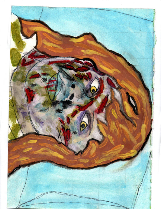 Regan MacNeil 8x10 Art Print – The Exorcist Fan Horror Painting - Hat and  Skull Art 