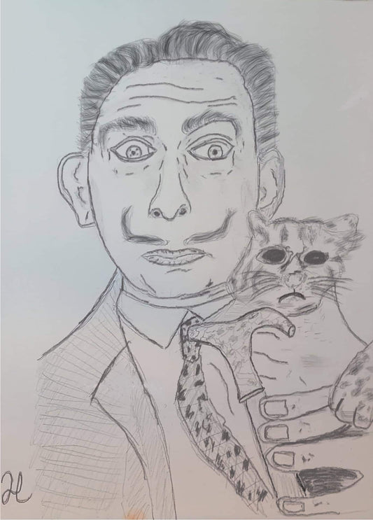 Surrealist Salvador Dalí Digital Sketches – Procreate Art Series by Hat & Skull - Hat and  Skull Art 