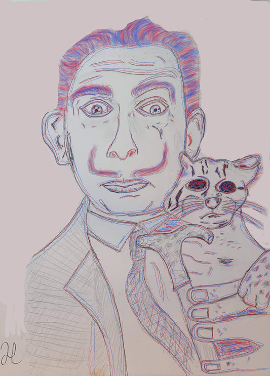 Surrealist Salvador Dalí Digital Sketches – Procreate Art Series by Hat & Skull - Hat and  Skull Art 