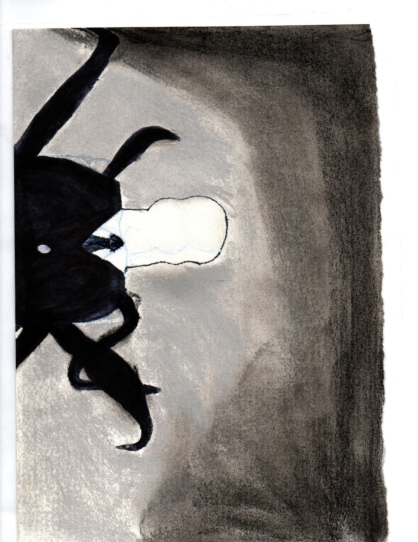 Slenderman Shadows 8x10 Print – Dark Watercolor Urban Legend Art by Hat & Skull Art - Hat and  Skull Art 