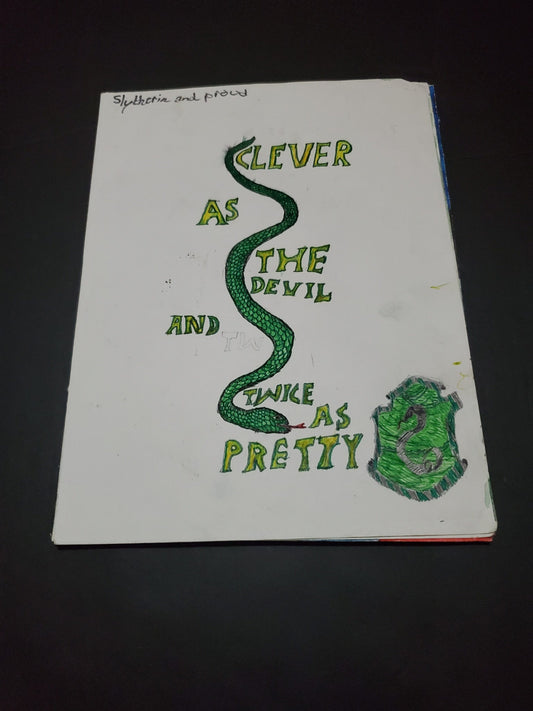 Slytherin House Pride 8x14 Print – Hand-Drawn Marker Fanart by Hat & Skull Art - Hat and  Skull Art 